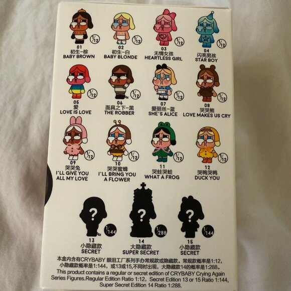 Pop Mart Cry Baby (Crying Again Series) Figures - Picture 3 of 3